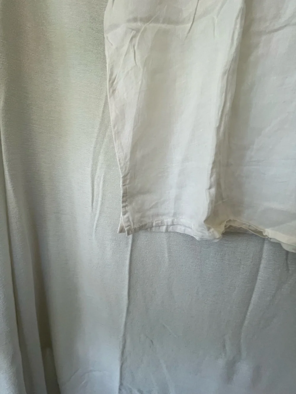 BRYN WALKER white new without tags  100% linen size L - Picture 5 of 7